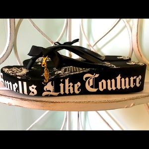 Juicy Couture flip flops